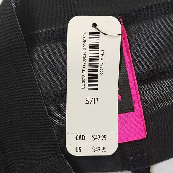 New With Tags La Senza Size Small High Waist Shaping Black‎ G-String - Picture 9 of 11